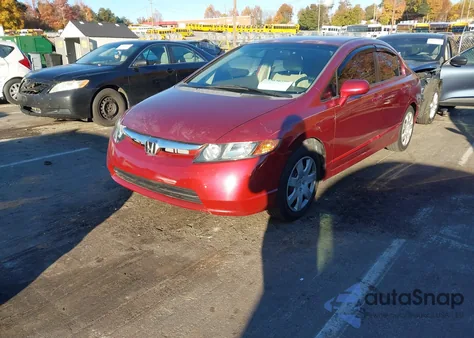 2008 Honda Civic Lx from USA, damaged, VIN 2HGFA16588H520942